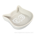 Owl Shape Pet Bowl Porcelain Ceramic Food Bowl